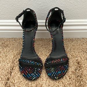 Stuart Weitzman Nudist Multicolor Sandal - 7.5